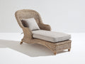 Sonnenliege Polyrattan 190x70x85 cm - Naturfarben-Beige - elegantes Design für Garten und Terrasse